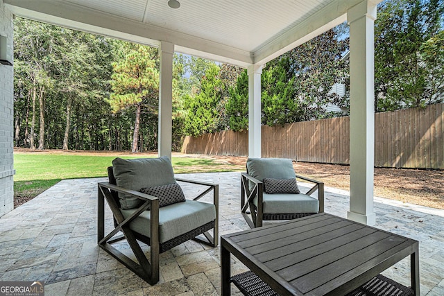 view of patio