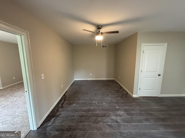 5544 Whispering Swan Ct, Douglasville, GA 30135 - spare room featuring a ceiling fan and baseboards