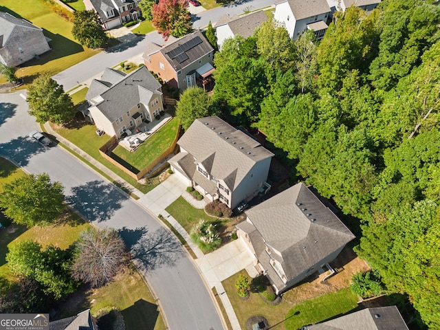 birds eye view of property featuring a residential view