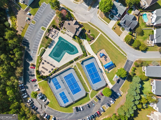 drone / aerial view