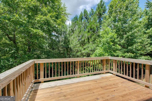 view of deck