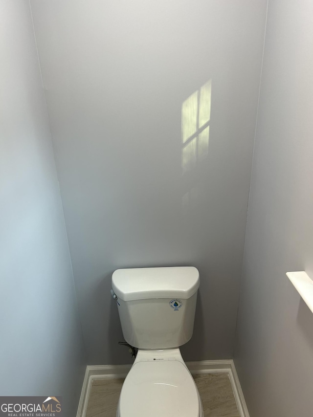 bathroom featuring toilet