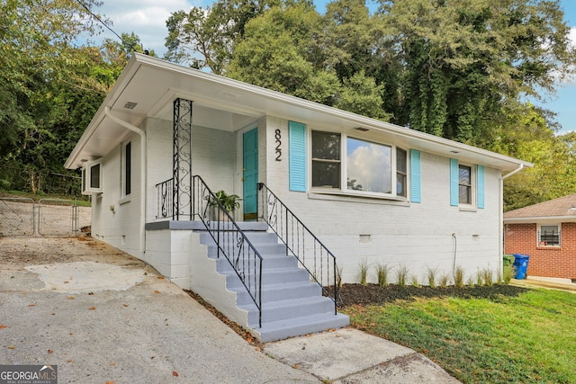 view of front of home