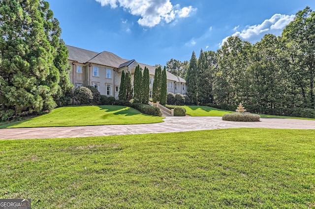 9620 Cedar Grove Rd, Fairburn, GA 30213 - view of front of property with a front yard
