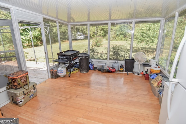 sunroom / solarium with a wealth of natural light