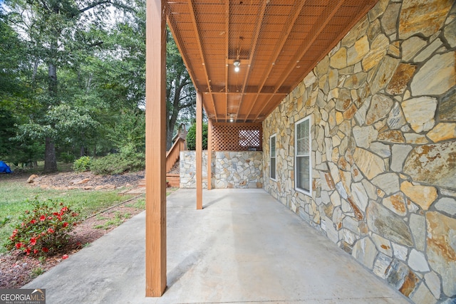 view of patio