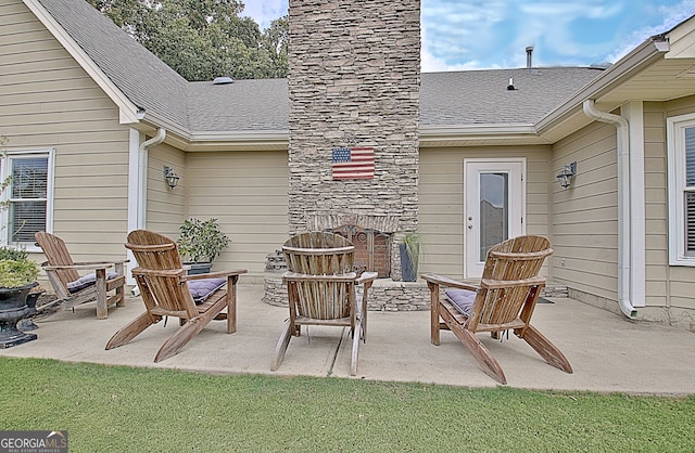 view of patio