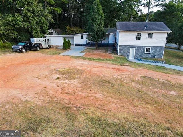 view of front of home