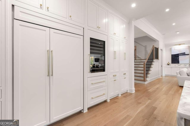 closet featuring beverage cooler