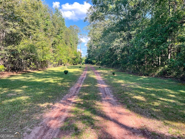 view of road