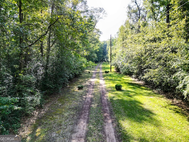 view of road