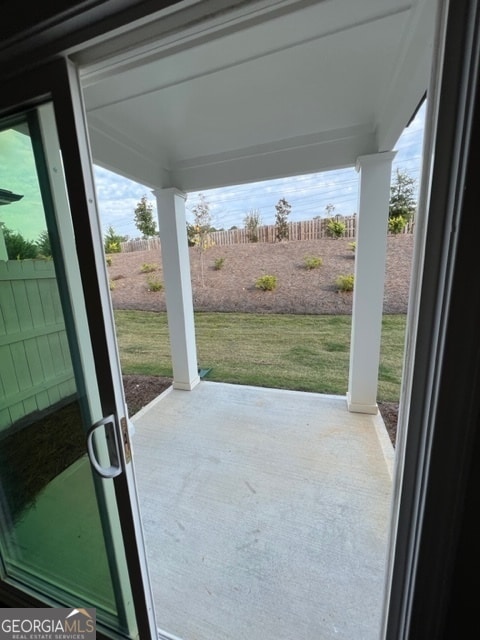 view of patio