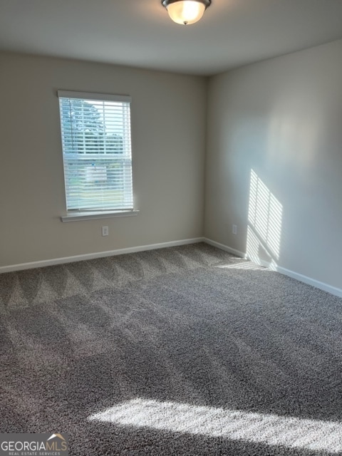 unfurnished room with carpet flooring