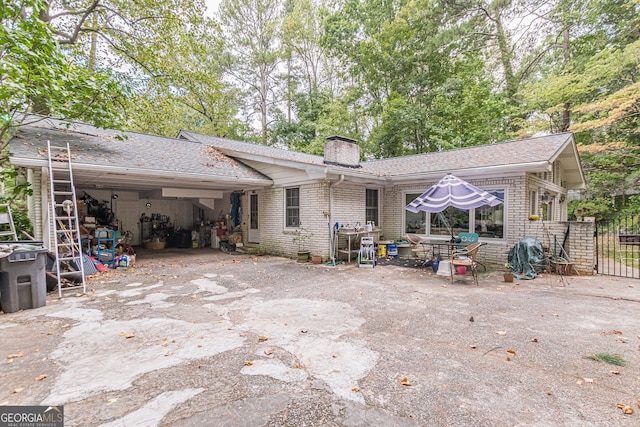 view of back of house