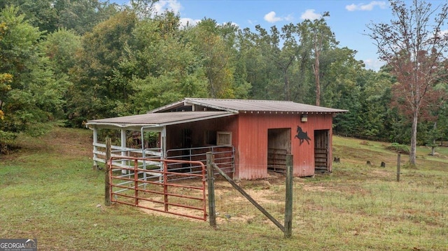 view of stable