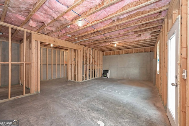 basement featuring a wealth of natural light