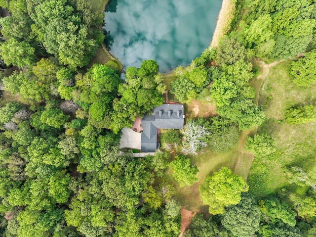 4394 Holly Springs Rd, Pendergrass, GA 30567 - drone / aerial view with a forest view