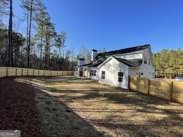 view of rear view of property