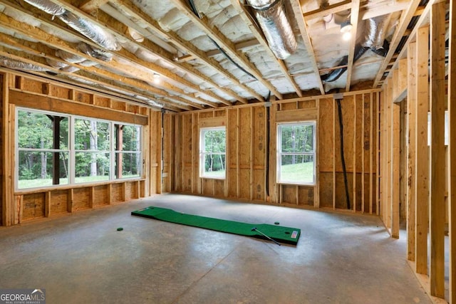 view of workout room