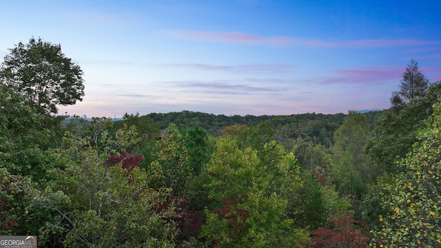 view of nature at dusk