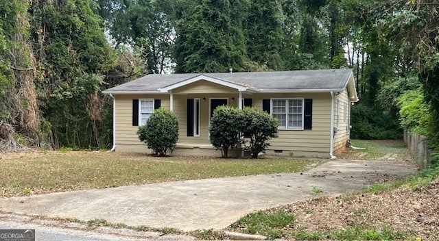 view of front of property