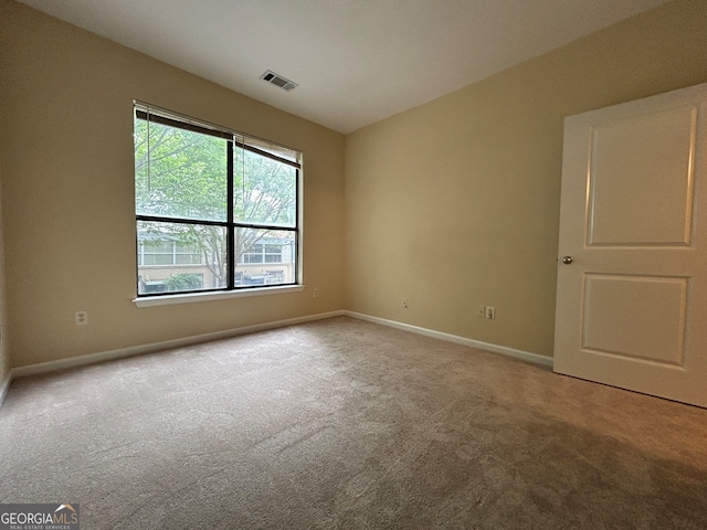 empty room with carpet floors