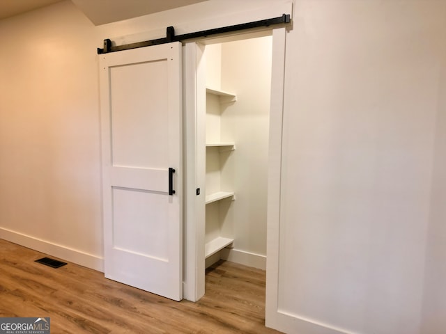 view of closet