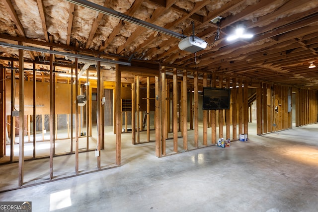 interior space featuring concrete flooring