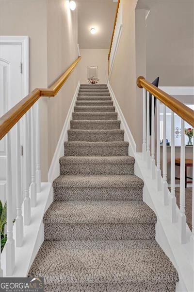 view of staircase