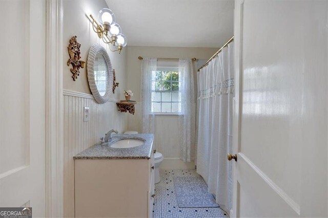 bathroom with shower / bath combination with curtain