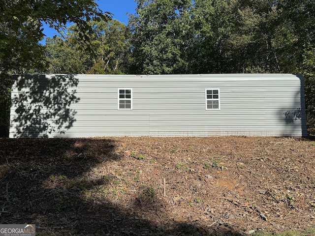 view of home's exterior