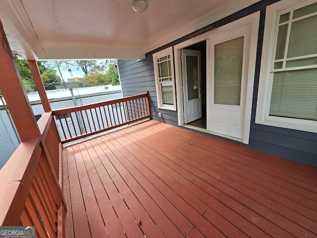 view of deck