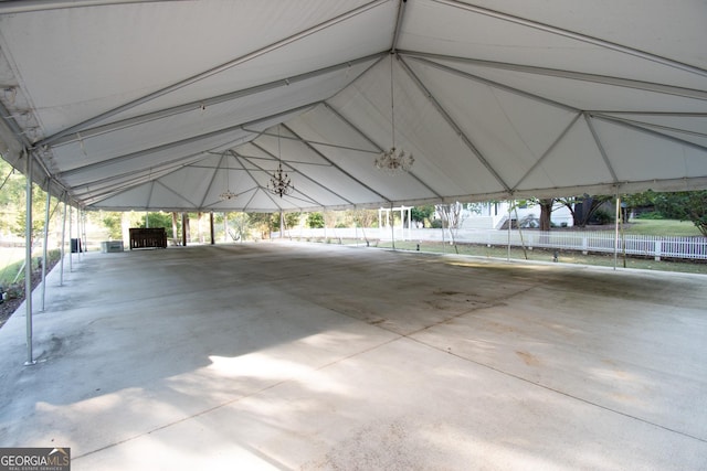 1651 Mergendollar Rd, Good Hope, GA 30641 - view of parking / parking lot with a carport and fence
