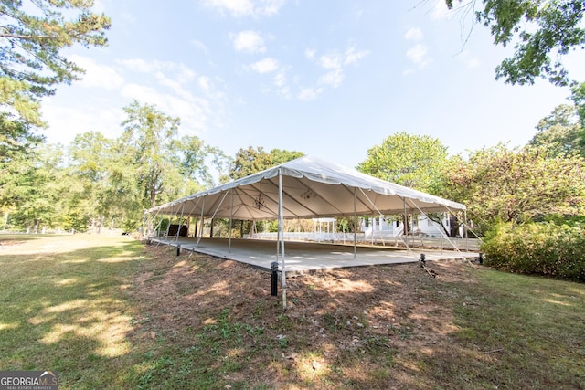 1651 Mergendollar Rd, Good Hope, GA 30641 - view of car parking featuring a detached carport and a gazebo