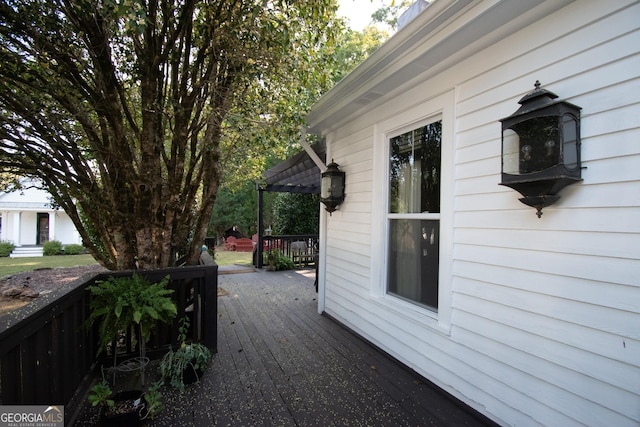 1651 Mergendollar Rd, Good Hope, GA 30641 - view of deck