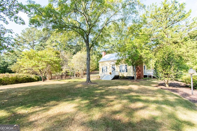 1651 Mergendollar Rd, Good Hope, GA 30641 - view of yard featuring a wooden deck