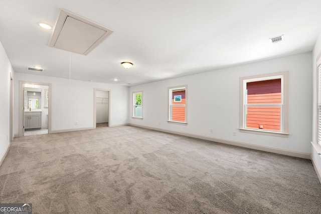 236 Westpark, Athens, GA 30606 - empty room featuring attic access, carpet, and baseboards