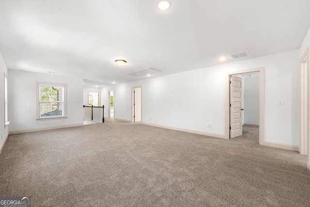 interior space with light colored carpet