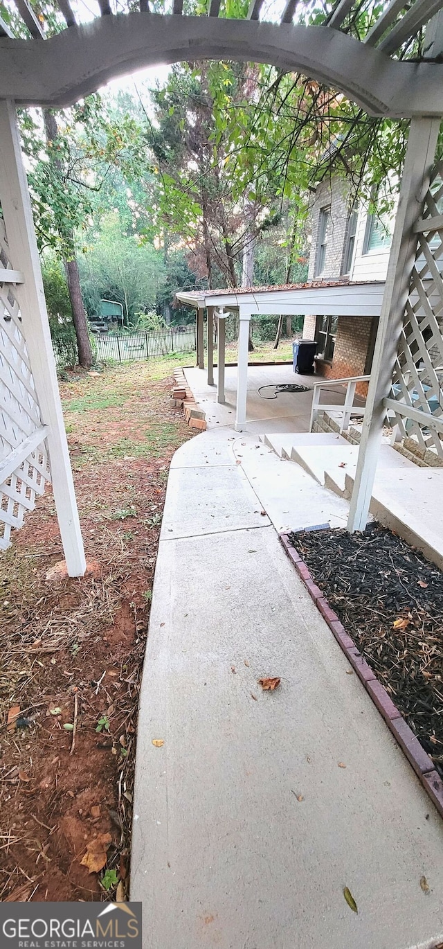 view of patio