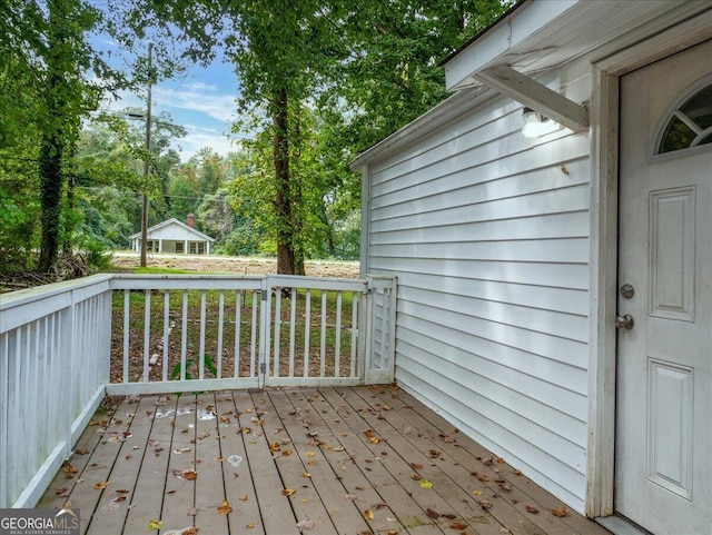 view of deck