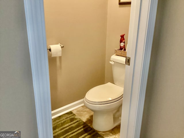 bathroom with toilet