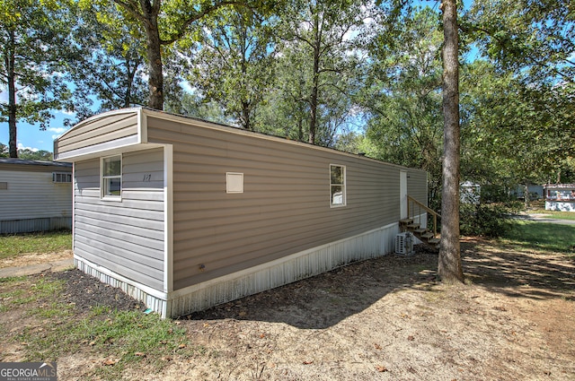 view of side of property