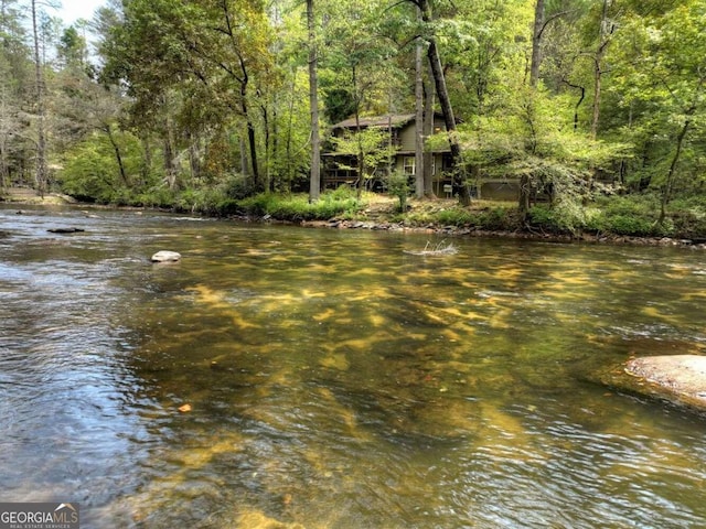 view of water feature