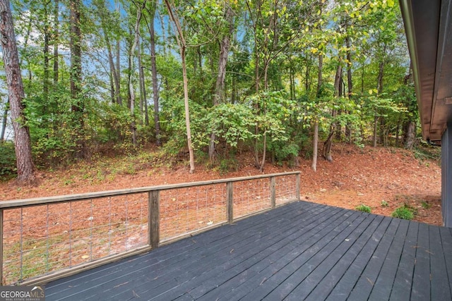 view of deck