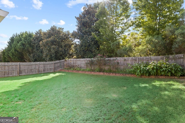 23 Brookview Dr, Newnan, GA 30265 - view of yard featuring a fenced backyard