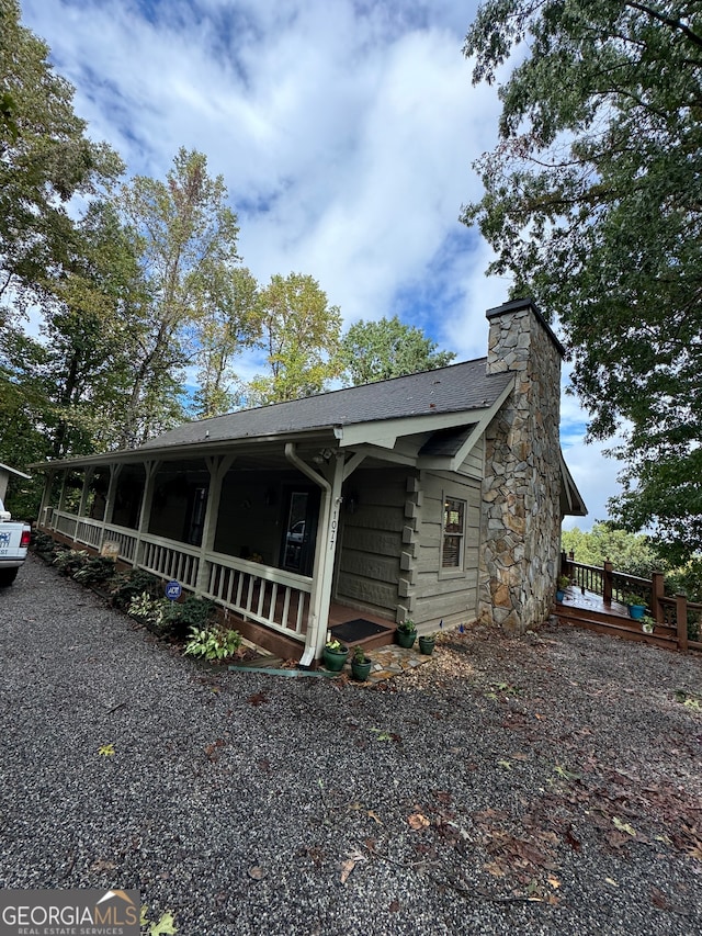 view of property exterior