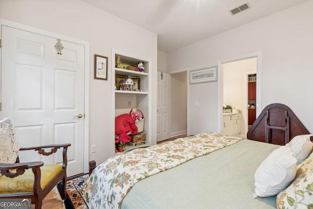 bedroom with ensuite bathroom