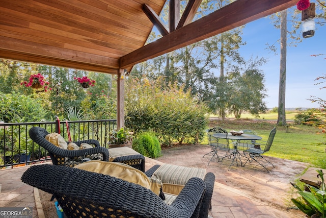 view of patio