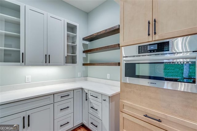 kitchen featuring stainless steel oven