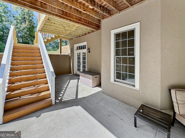 view of patio / terrace with french doors